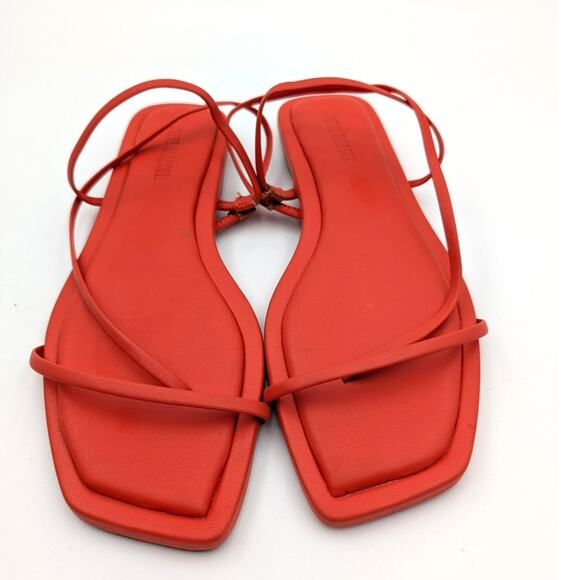 Steve Madden Lynley Women's Slingback Sandals Square Toe Red Size US6M - Picture 2 of 12